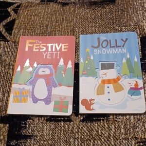 $4 Add-on Festive Yeti and Jolly Snowman Books